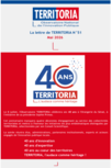 La Lettre de TERRITORIA N°51